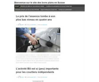 Info-Suisse.ch(Bienvenue sur le site des bons plans en Suisse) Screenshot