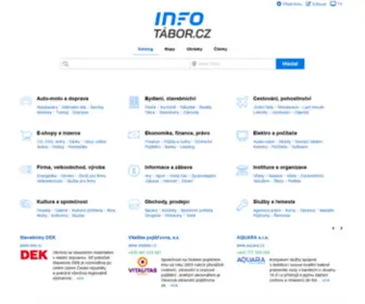 Info-Tabor.cz(Vyhledávač pro Tábor a okolí) Screenshot