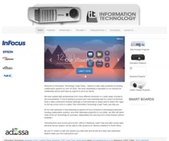 Info-Tech.co.za(Projectors Cape Town) Screenshot