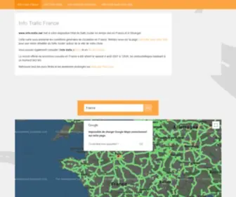 Info-Trafic.net(Info trafic France) Screenshot