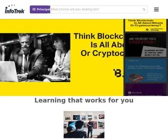 Info-Trek.com(Technology & Soft Skills Training Courses) Screenshot