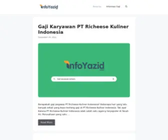 Info-Yazid.com(Info Yazid) Screenshot