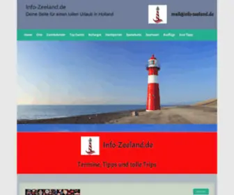 Info-Zeeland.de(Info Zeeland) Screenshot