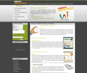 Info4.website(Website Infotech) Screenshot