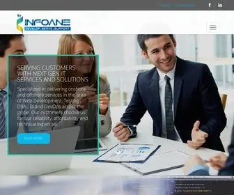 Infoanetech.com(ColdFusion Development Company) Screenshot