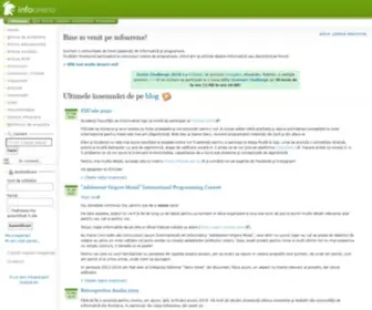 Infoarena.ro(Comunitate informatica) Screenshot