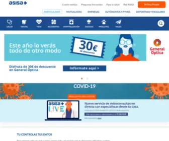 Infoasisa.es(Averigua todo lo relacionado a los seguros de salud más relevantes) Screenshot