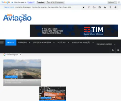 Infoaviacao.com(Portal) Screenshot