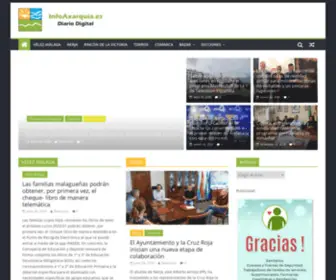 Infoaxarquia.es(Diario digital de la zona de la Axarquía de Málaga) Screenshot