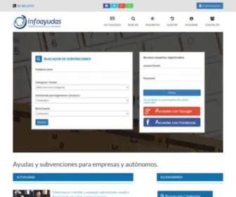 Infoayudas.com(Subvenciónemprendedor) Screenshot