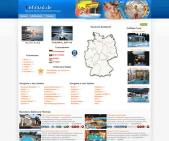 Infobad.de(Schwimmbäder Bayern) Screenshot
