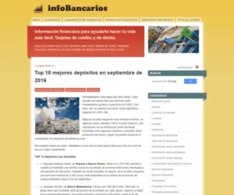 Infobancarios.es(Información financiera para ayudarte hacer tu vida más fácil) Screenshot