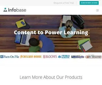 Infobase.com(Infobase Educational Content & Learning Tools) Screenshot