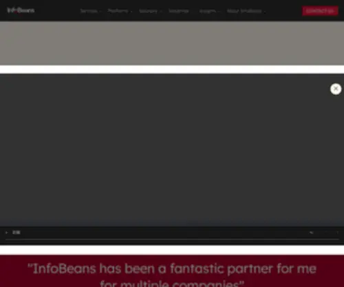 Infobeans.com(ServiceNow) Screenshot