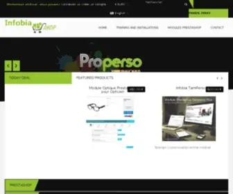 Infobia-Shop.com(Modules prestashop et solutions e) Screenshot