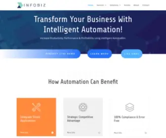 Infobizai.com(Intelligent Automation) Screenshot