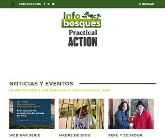 Infobosques.com(Infobosques es el sistema de informaci) Screenshot