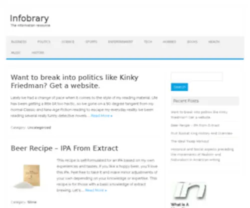Infobrary.com(Infobrary) Screenshot