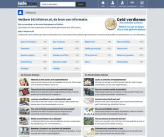 Infobron.nl(De bron van informatie) Screenshot