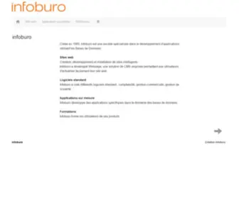 Infoburo.fr(Développement et création de sites internet) Screenshot
