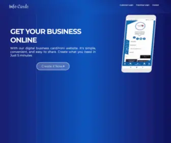 Infocards.in(Digital Visiting Card) Screenshot