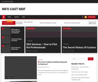 Infocast-MDF.com(Info Cast MDF) Screenshot