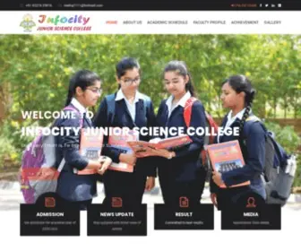 Infocityschool.com(Infocity Junior Science College) Screenshot