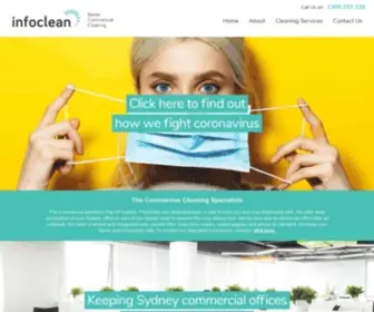 Infocleansydney.com.au(We understand every office and business) Screenshot