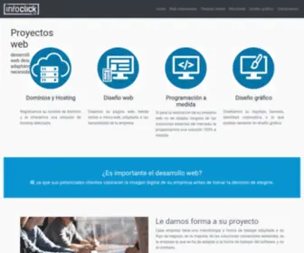 Infoclick.es(Desarrollo de soluciones web) Screenshot