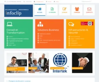 Infoclip.fr(INFOCLIP ESN partenaire des PME et ETI depuis 30 ans) Screenshot