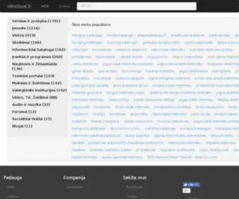 Infocloud.lt(Populiariausi tinklapiai Lietuvoje) Screenshot