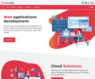 Infocodify.com(Web Development) Screenshot