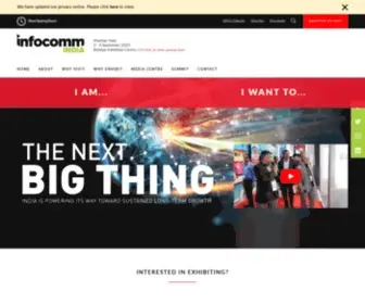 Infocomm-India.com(India’s Professional AudioVisual (Pro AV)) Screenshot