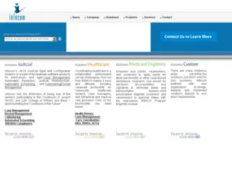 Infocomsystems.com(IREACH Health Information Management) Screenshot