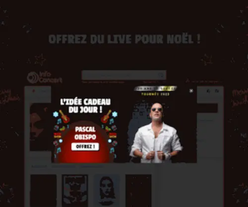 Infoconcert.com(Info Concert) Screenshot