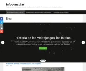 Infoconsolas.com(Web de consolas y videojuegos retro) Screenshot