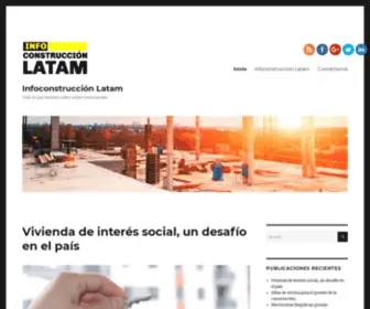 Infoconstruccionlatam.com(Infoconstrucción Latam) Screenshot