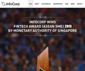 Infocorp.io(Redefining Financial Inclusion) Screenshot