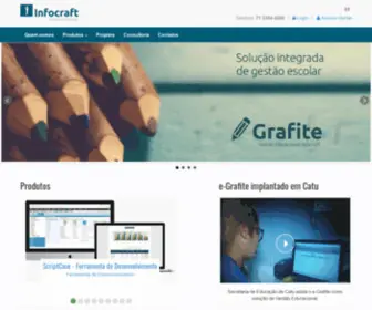 Infocraft.com.br(Home) Screenshot