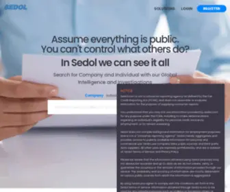 Infocredit.net(Sedol) Screenshot