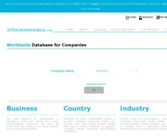 Infocreditworld.com(Credit Information Services) Screenshot