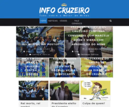 Infocruzeiro.com.br(Info Cruzeiro) Screenshot