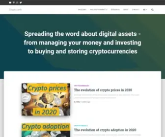Infocryptoland.com(Crypto Land) Screenshot
