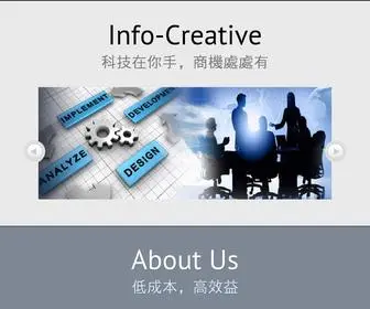 Infocsys.com(Info-Creative Consultants International Company) Screenshot