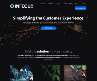 Infocu5.com(Our software application suite) Screenshot