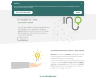 Infocube.it(Sviluppo software e applicazioni web su misura) Screenshot