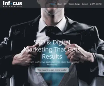 Infocuswebmarketing.com(SEO & Web Design) Screenshot