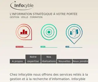 Infocyble.ca(Gestion de l'information) Screenshot