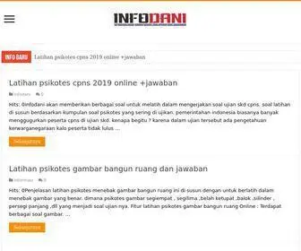 Infodani.net(Kumpulan latihan online dan jawaban lengkap) Screenshot