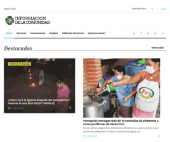 Infodecom.net(Noticias de Iglesia Católica en Bolivia) Screenshot